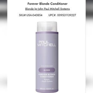 Paul Mitchell Forever Blonde Conditioner - Lavender